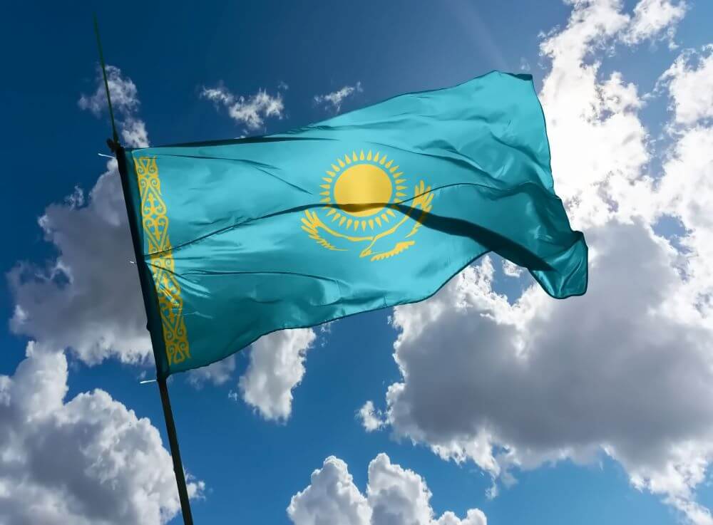 bandiera kazakistan