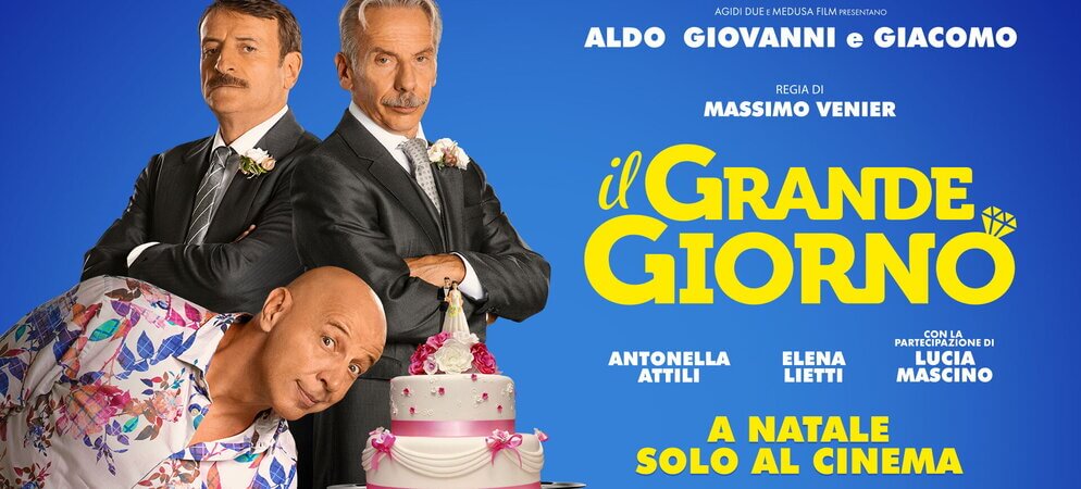 “Il grande giorno”, ecco il trailer del nuovo film di Aldo, Giovanni e Giacomo