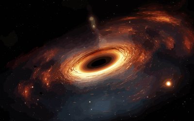 Scoperto il buco nero più antico del mondo con il telescopio James Webb