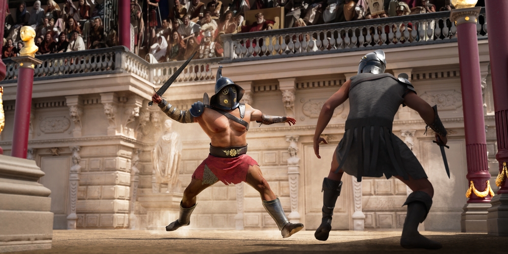 gladiatori nell'arena