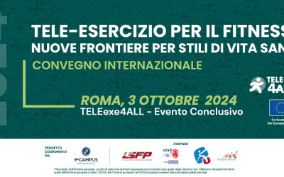 TELEexe4ALL, evento conclusivo “Tele-Esercizio per il fitness: nuove frontiere per stili di vita sani”, Roma, 3 ottobre 2024