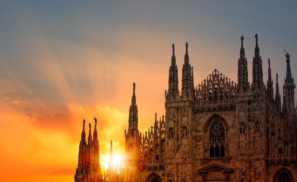 duomo di milano al tramonto mostre a settembre