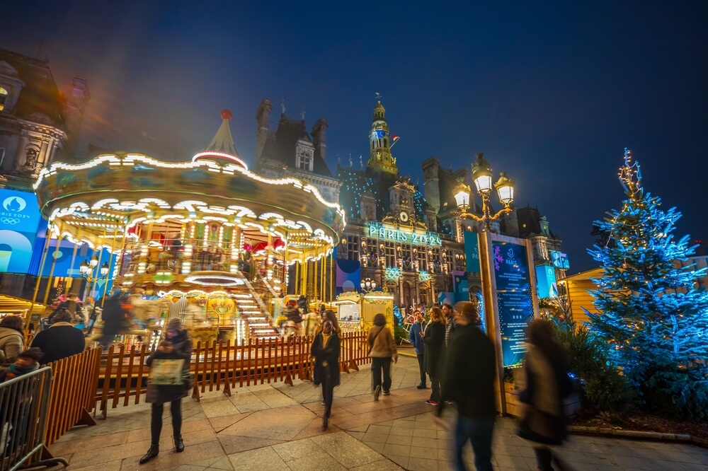 giostra in luna park