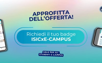 Sconti studenti eCampus con la carta ISIC-eCampus