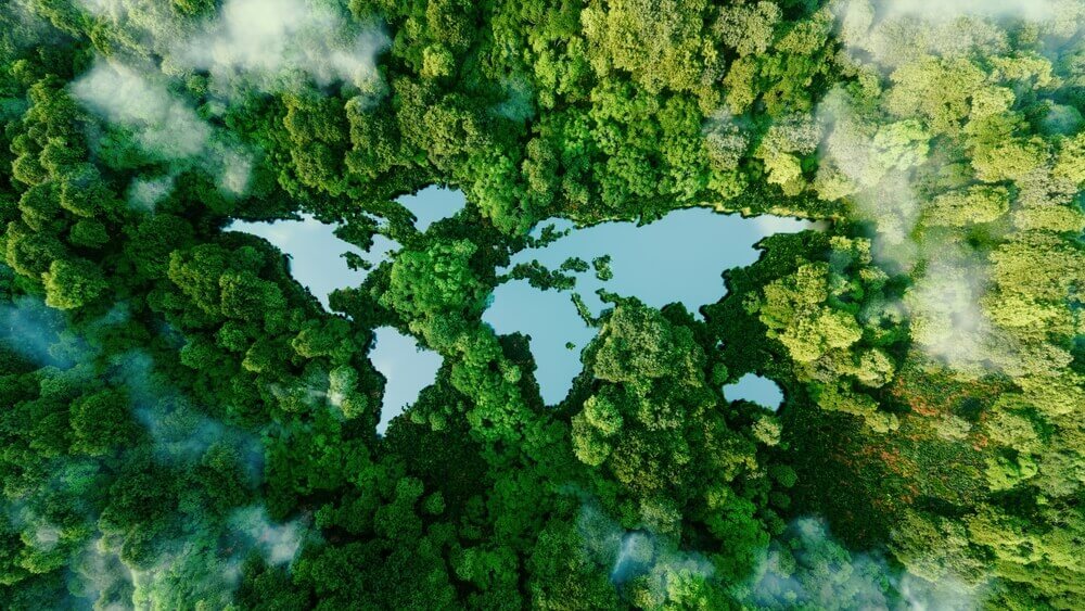 cartina del mondo per rappresentare come lavorare nel turismo