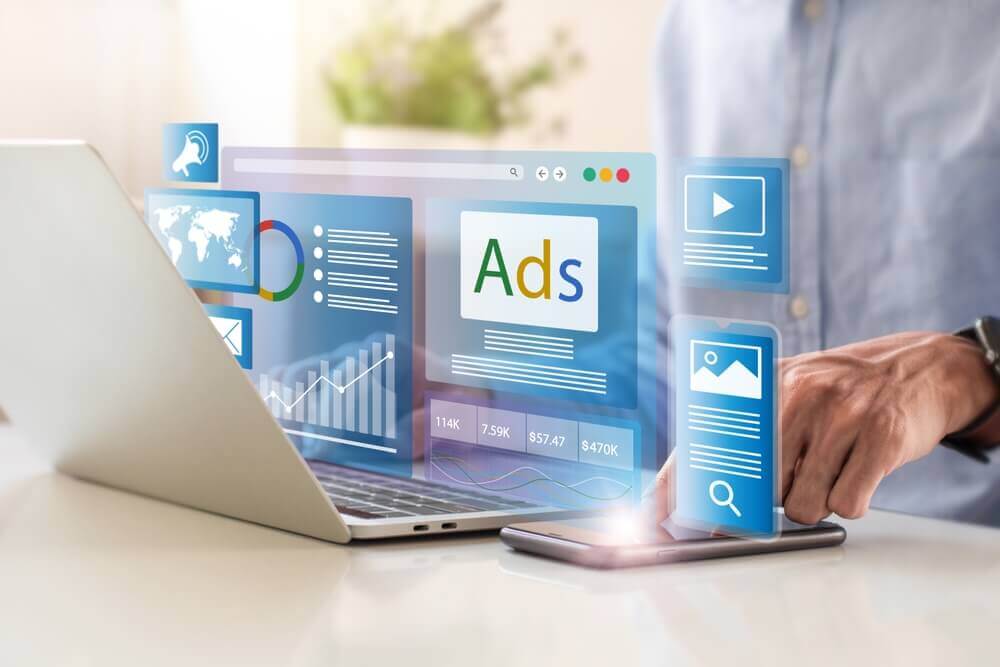 rappresentazione digital marketing per articolo su come lavorare nel settore del digital marketing