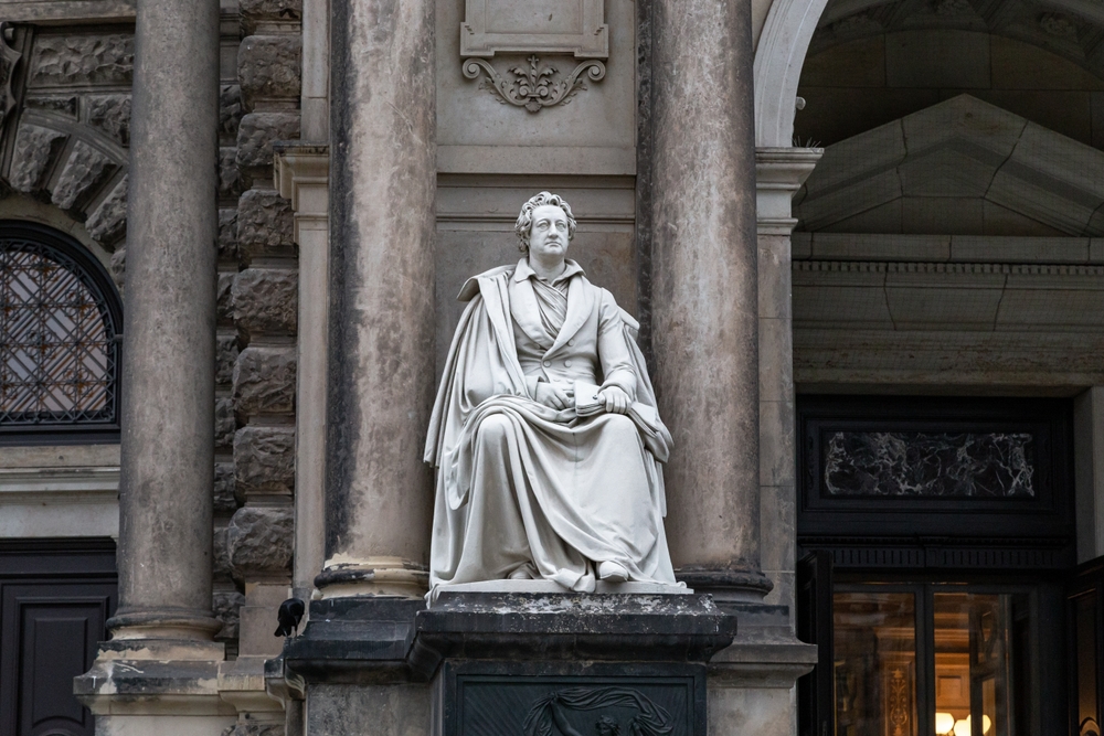 Monumento a Goethe a Dresda, in Germania