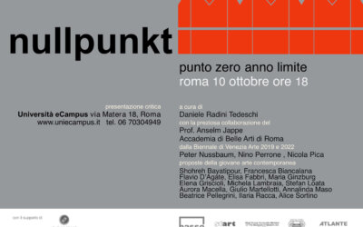 Daniele Radini Tedeschi dirige NULLPUNKT: dal punto zero della cultura alla funzione umanistica dell’arte