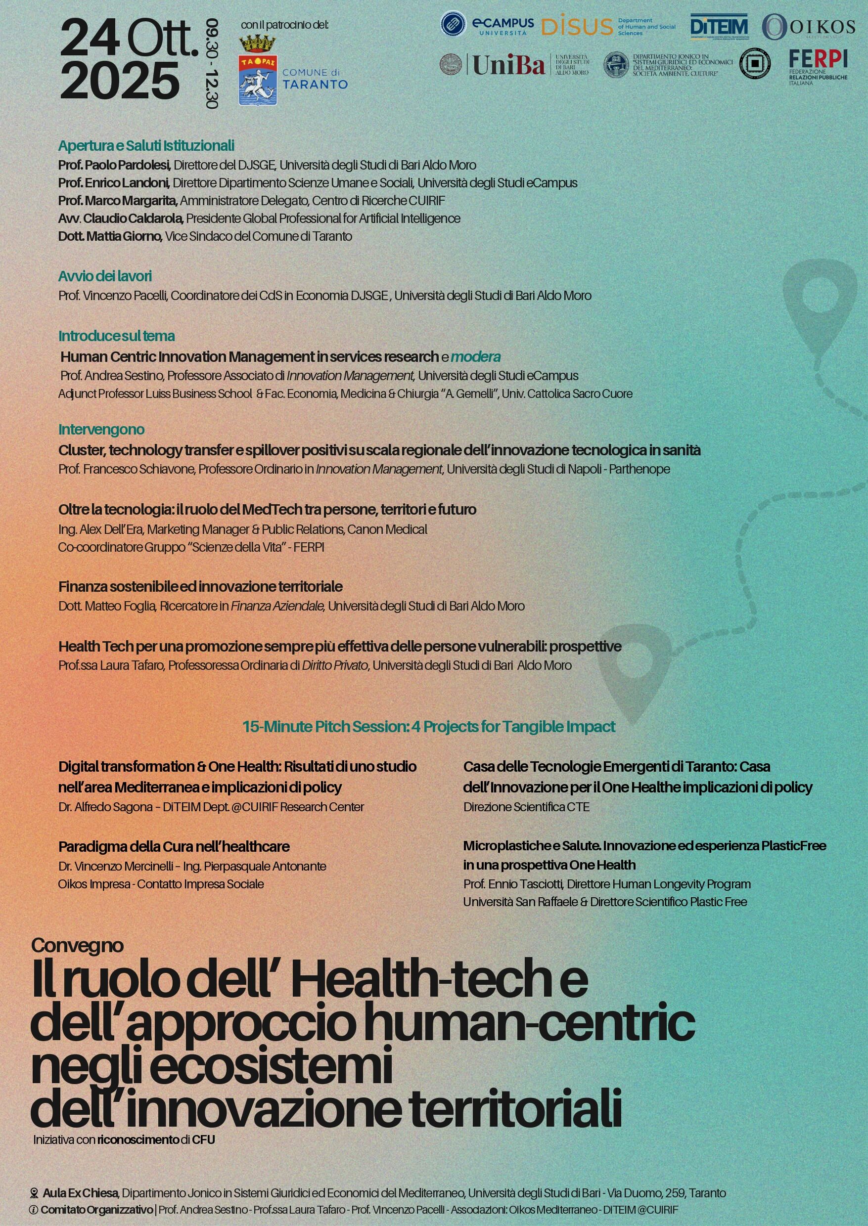 Il ruolo dell’Health-Tech e dell’approccio human-centric negli ecosistemi dell’innovazione territoriale