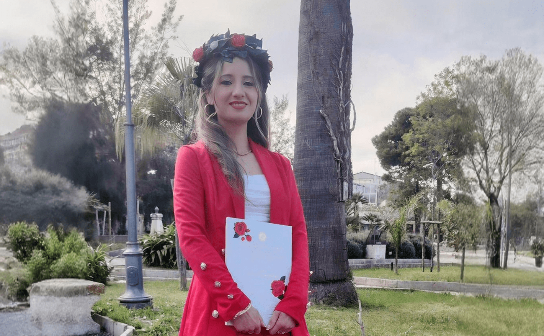 Vincenza Gianfriddo, laureata all'università eCampus in Scienze dell'educazione e della formazione