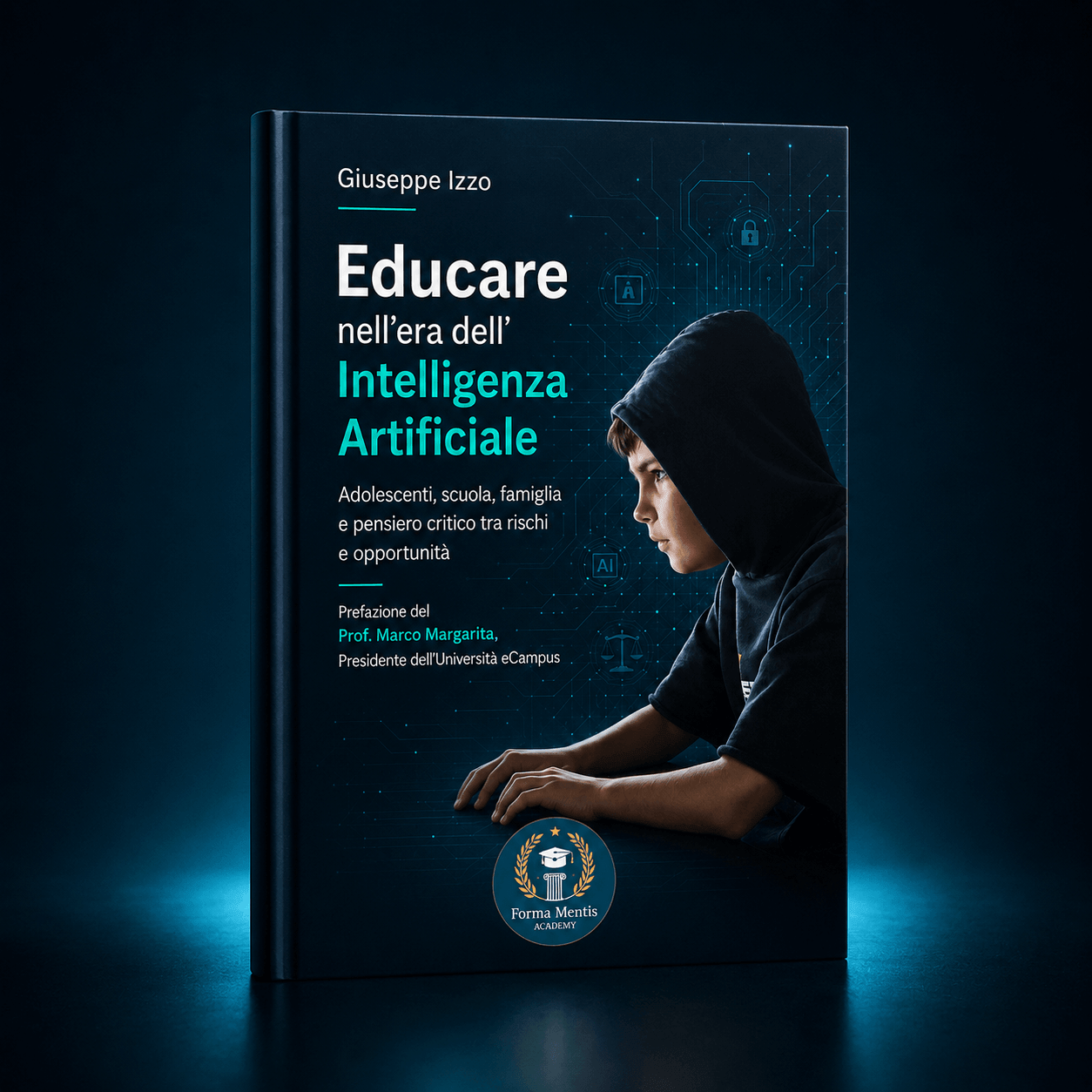 copertina libro educare nell'era dell'intelligenza artificiale del prof. giuseppe izzo