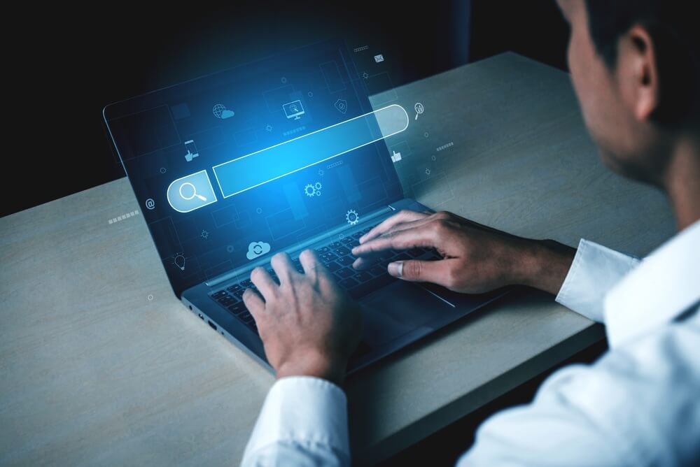 Search,Engine,Interface,For,Accessing,Digital,Information,And,Online,Data. Interfaccia del motore di ricerca per l'accesso alle informazioni digitali e ai dati online