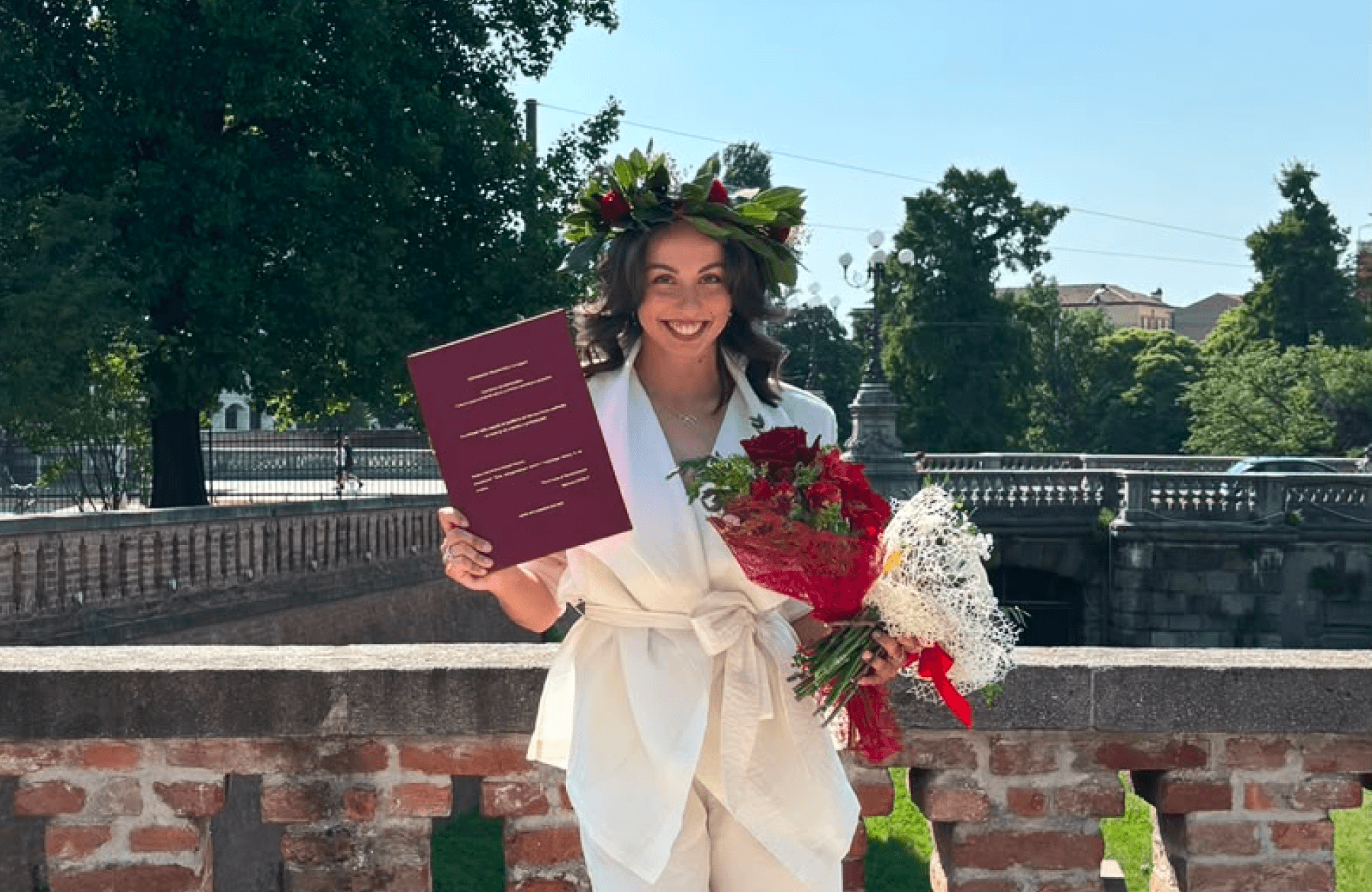 Daniela Mogurean laureata in scienze motorie a università eCampus